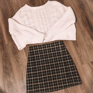 Brandy Melville Plaid Mini Skirt